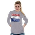 thumbnail image 3 of US Air Force Courage Honor Strength Long Sleeve TShirt Men Women Brisco Brands S, 3 of 6