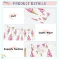 thumbnail image 3 of FORMRS Long Sleeve Top and Pants Pajama Set for Niños 2-Piece Sleepwear, Sizes 18M-8Y, Pink Cartoon Ice Cream, 3 of 6