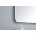 thumbnail image 5 of Soft corner metal rectangular mirror 27x36 inch in Silver, 5 of 5