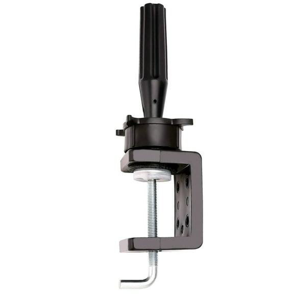 RYHAIR Table Clamp Mannequin Head Stand Adjustable Metal Wig Holder for Hairdresser Styling Cosmetology Practice Braiding Salon Display on Human Hair Manikin Training Canvas Doll Heads