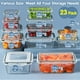 thumbnail image 2 of Recipientes de almacenamiento de alimentos KITHELP, 46 unidades, sin BPA y con tapas, 2 of 7