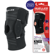 Mueller Adjustable Hinged Knee Brace, Black, One Size Fits Most