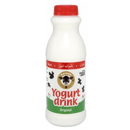 Karoun Plain Yogurt Drink in Pint Size Container - Old Country Style Kefir Beverage