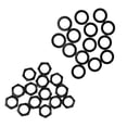 thumbnail image 1 of 9mm Nut Kit, Multifunctional Standard Size Non Slip Mini Metal Washers With 0.75mm Pitch For Electric Guitar Bass, 1 of 8