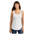 thumbnail image 4 of Port & Company Women's Core Cotton Tank Top White Small, 4 of 4