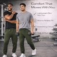 thumbnail image 4 of SOCKS'NBULK 24 Pack of Wholesale Mens Jogger Sweatpants, Homeless Shelter Donation Case, Comfy Bulk Joggers for Men (Green, X-Large), 4 of 7