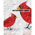 thumbnail image 6 of Outdoor Throw Pillow Cover Red Cardinal Bird Animal on White Waterproof Cushion Covers 2 Pack Farmhouse Animals Black Line Pillow Cases Home Decoration for Patio Garden Couch Sofa, 6 of 7