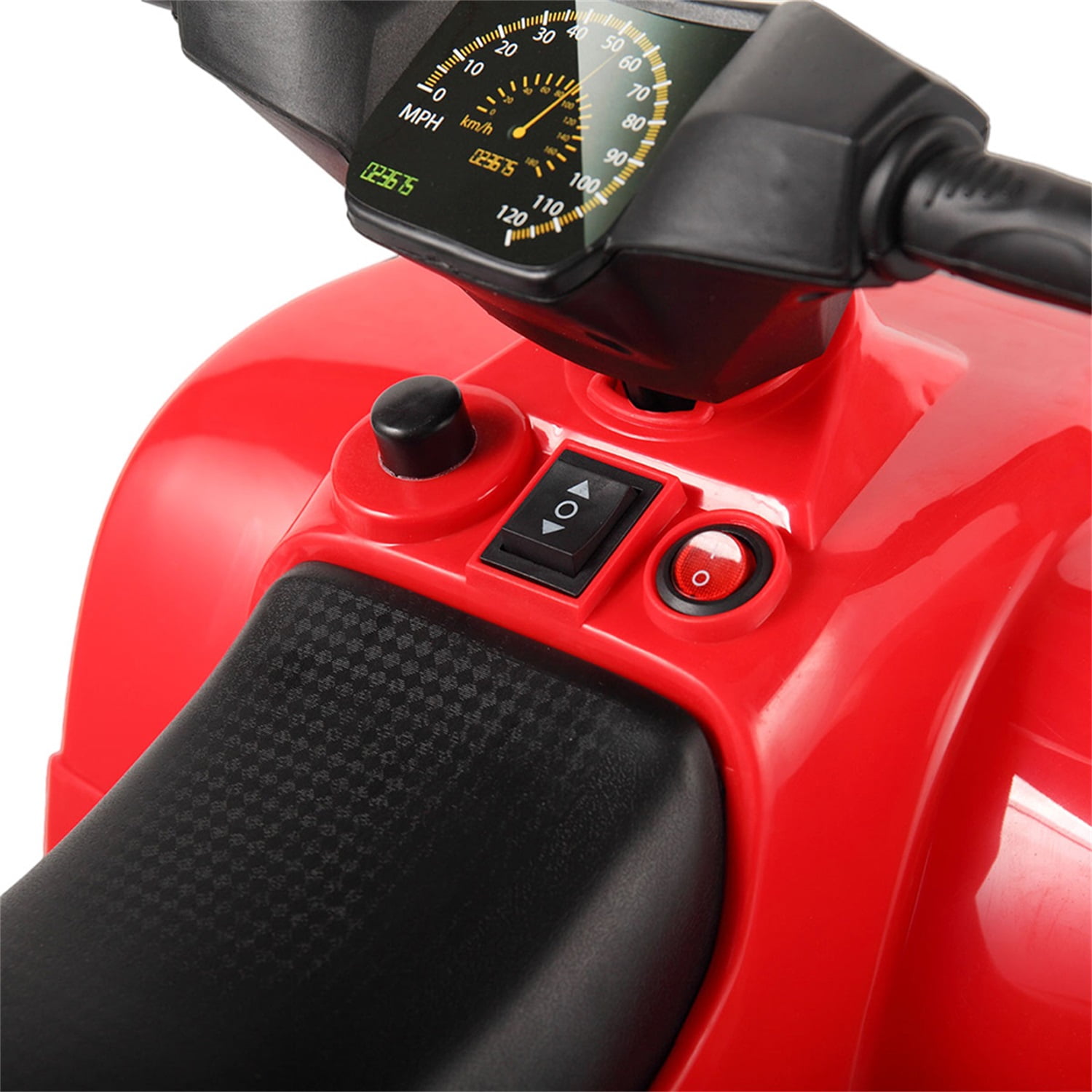 CIPACHO 6V Kids Ride On Car, Rugged 4-Wheeler Electric Cars to Ride Jeep Car for Children Child Boys, Gift Ride-On Car Vehicle Toy w/ LED Lights, MP3, Red CIPACHO 6V Kids Ride On Car, Rugged 4-Wheeler Electric Cars to Ride Jeep Car for Children Child Boys, Gift Ride-On Car Vehicle Toy w/ LED Lights, MP3, Red