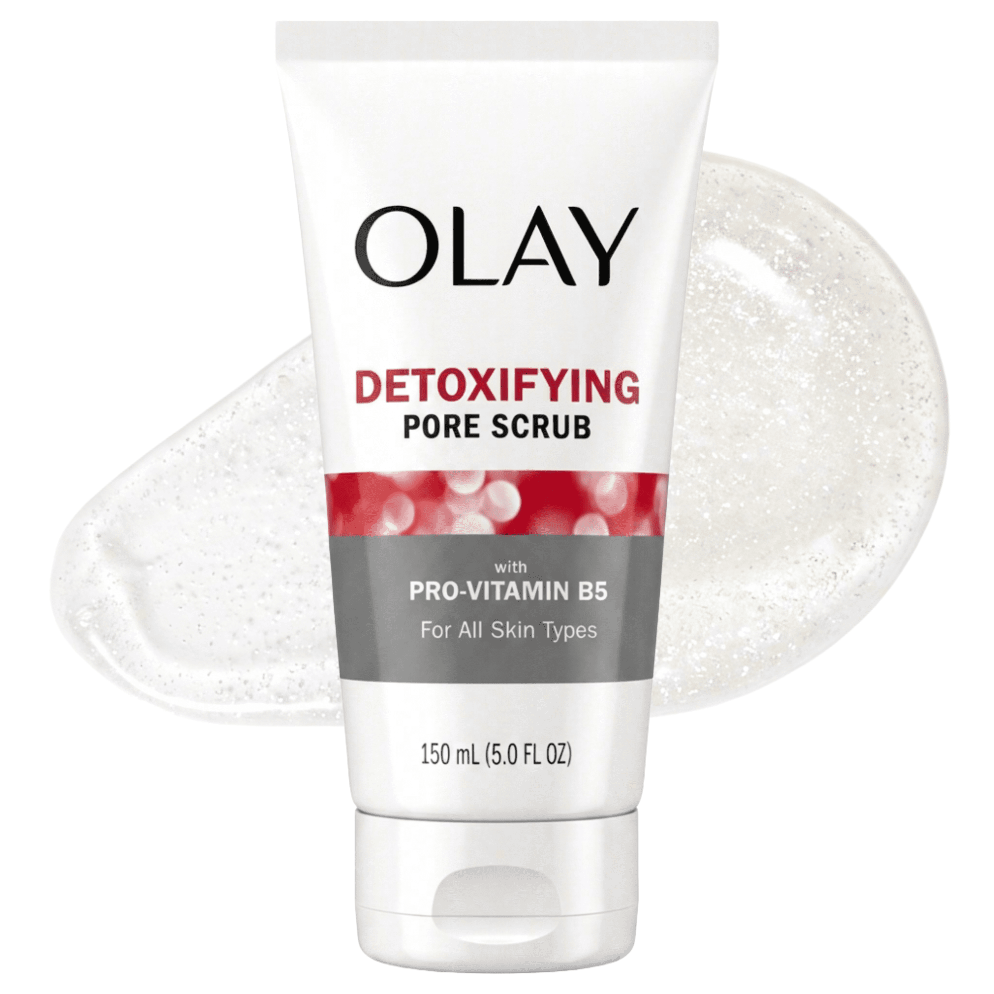 Olay Face Wash, Regenerist Detoxifying Pore Scrub, Deep Cleansing Exfoliator, 5.0fl oz