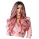thumbnail image 5 of Synthetic Wig Pink Curly Wavy Wig Long Hairpiece, 5 of 5