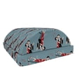 thumbnail image 1 of Romantic Foot Rest, Valentine's Day Couple Tango Dancing on Stage Lovers Celebration Wedding, Non-Slip Backing Ergonomic Memory Foam Leg Support for Office, Red Grey Slate Blue, by Ambesonne, 1 of 5