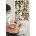 thumbnail image 3 of (Colorful Flower) Spanish Garden Window Film, Multicolor, 45x90 cm, 3 of 5