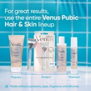 Gillette Venus for Pubic Hair and Skin, Womens Razor Handle + 4 Refills