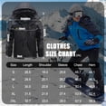thumbnail image 4 of TACVASEN Men's Winter Waterproof Ski Jackets with Hooded Windproof Fleece Warm Snow Coat with Multi-Pockets For Hiking and Snowboarding ,Black Gray,XL, 4 of 7