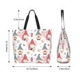 thumbnail image 5 of Yiaed Gnome With Love Letter Print Handbag for Women Tote Purse Shoulder Bag Large Fashion Hobo Purse Handbag Shopping Tote, 5 of 5