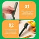 thumbnail image 3 of Peeler Brush Produce And Veggie Brush Vegetable Fruit Peeler with Brush, 3 of 4