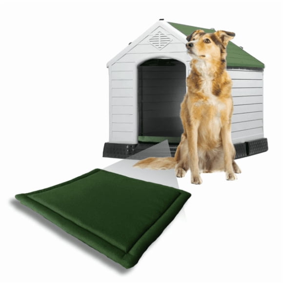 Casa Para Perro Q Perrón Con Colchoneta Para Raza Grande