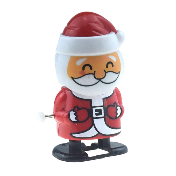 EZLIFE Juguetes de cuerda para Navidad, Papá Noel, muñeco de nieve, ciervo, pingüino, juguetes de cuerda, lindo regalo de Navidad con mecanismo de relojería, juguete de Papá Noel, bolsa de Navidad, ju