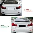 thumbnail image 3 of PSM Style Trunk Lid Spoiler High Kick ABS Plastic Rear Trunk Spoiler Lip Wing for 5 Series F10 Sedan 2011 2017 Enhanced Downforce Stylish Look Easy Installation, 3 of 7