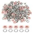 thumbnail image 1 of Uxcell 110 Pcs Ojetes con Arandelas 3/16" Kit de Grommets Rosa, 1 of 7