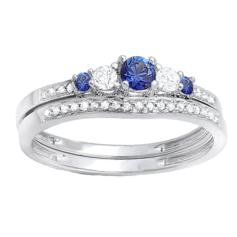 DazzlingRock Collection Donna 0,10 carati (ctw) Nera Anello di Diamanti