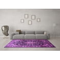 thumbnail image 3 of Ahgly Company Indoor Rectangle Medallion Purple Traditional Area Rugs, 8' x 10', 3 of 4