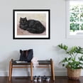 thumbnail image 3 of Art.com Black Persian Cat Art Print, Black Frame Wall Art, 40" x 32", 3 of 5