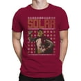 thumbnail image 2 of Officially Licensed Legends Of Lucha Libre Festive Luchador Holiday Design Men's T-shirt, 2 of 3