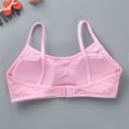 thumbnail image 5 of Shadoumai Training Bras for Girls Wireless Bras Lightly Padded Cotton Kids Bra Adjustable Straps Back,Girls Bras for Kids, 5 of 8