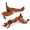 Mopani Driftwood 12.5 to 18 Inch (Pack of 2), variant on Spiderwood 13 to 17 Inch(Pack of 1) Large Driftwood Aquarium and Reptile Decor