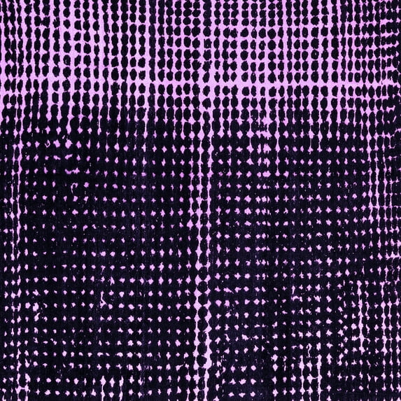 Ahgly Company Indoor Square Abstract Purple Modern Area Rugs, 3' Square
