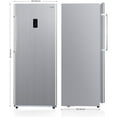 thumbnail image 6 of Equator Advanced Appliances 14 cu ft Convertible Freezer Refrigerator - Garage Ready - Stainless Steel -FR1400-Color:Silver, 6 of 6