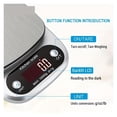 thumbnail image 5 of 1PCS 5/10KG Stainless Steel LCD Display Food Kitchen Scale, Digital Pound For Weight Loss Baking Cooking Meal Prep, 5 of 7