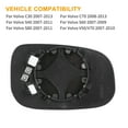 thumbnail image 2 of Unique Bargains Car Mirror Glass Heated with Backing Plate Driver Side LH for Volvo C30 C70 S40 S60, 2 of 7