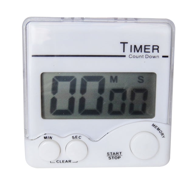leyfeng Temporizador de cocina digital con imán fuerte Soporte trasero Alarma fuerte Pantalla grande Temporizador de cocina Reloj