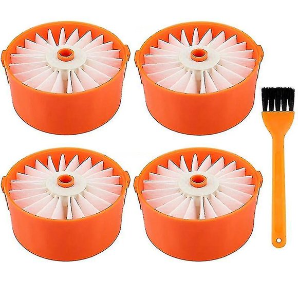 4 Pack Filter Elements For Bsv2020g Wireless Vacuum Cleaner Accessory