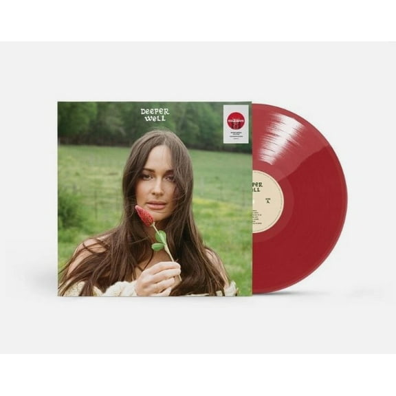 Kacey Musgraves - Deeper WellRed Vinyl LP Poster Crimson Red