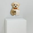 thumbnail image 3 of Bathroom Accessory Resin Puppy Theme Wall Mounted Paper Holder for Bathroom Dorm RV Home and Kitchen – Pet Lover Cute Dog Sacrificial Durable Wall Mount Tissue Dispenser, 3 of 4