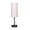 #1292-White, variant on Cevemin Pull Chain Control Table Lamp with Charging Ports - Cylindrical Linen Fabric Shade, Metal Base Nightstand Lamp for Bedroom, Living Room, Office