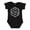 AB-Black, variant on 20 Sided Black Dice Boys or Girls Baby Bodysuit