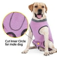 thumbnail image 3 of Dotoner Dog Recovery Suit Abdominal Wound Puppy Surgical Clothes Post-Operative Vest Pet After Surgery Wear Substitute E-Collar & Cone(XL,Pink), 3 of 7