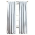 thumbnail image 2 of Martha Stewart Lido Curtain Panel Pair, White, Back Tab, Blackout, Indoor, Adult, 2 Piece Set, 50" x 84", 2 of 18