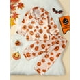 thumbnail image 2 of Bagilaanoe 2Pcs Little Girl Boy Girl Halloween Pajamas Set Pumpkin Print Long Sleeve Shirt and Pants 12M 24M 3T 4T 5T 6T 7T Toddler Kids Fall Sleepwear Loungewear, 2 of 9