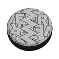 thumbnail image 2 of Waterproof Spare Wheel Cover, Cracked Text Pattern Adjustable Wheel Cover For Jeep Trailer RV SUV Car, 14 inch, 2 of 8