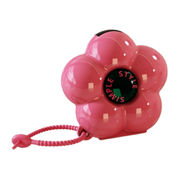 Estuche multifuncional para pendientes y anillos con rejilla, organizador de joyas pequeño Rosa