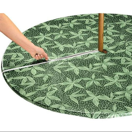 Fern Zippered Elasticized Umbrella Table Cover - Walmart.com