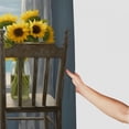 thumbnail image 3 of Pratyus Sunflowers Modern Waterproof Shower Curtain with Hooks for Country Cottage & Farmhouse Bathroom Decor, Sustainable Polyester Fiber, Washable, Various Sizes 36x72, 3 of 7