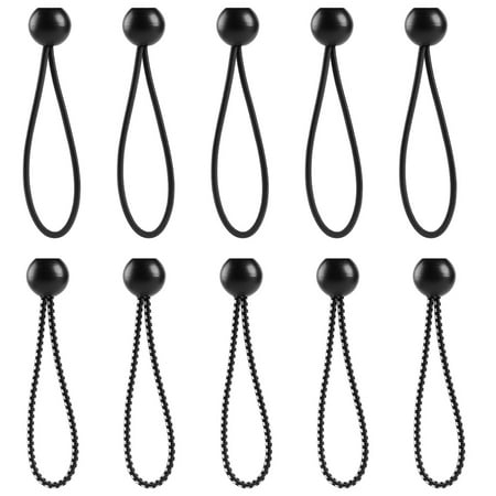 

10 Pcs Outdoor Awning Ball Bungee Cord Tent Clip Heavy Duty Ball Bungee Cord