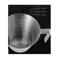 thumbnail image 4 of 100ml Coffee Measuring Cup Stainless Steel Milk Cup Chic Cafe Kitchen Accessories, 4 of 5