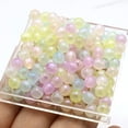 thumbnail image 5 of U8MO 500 Mixed Mermaid Color Acrylic Round Beads 6mm Smooth Ball Spacer DIY Bracelet, 5 of 7
